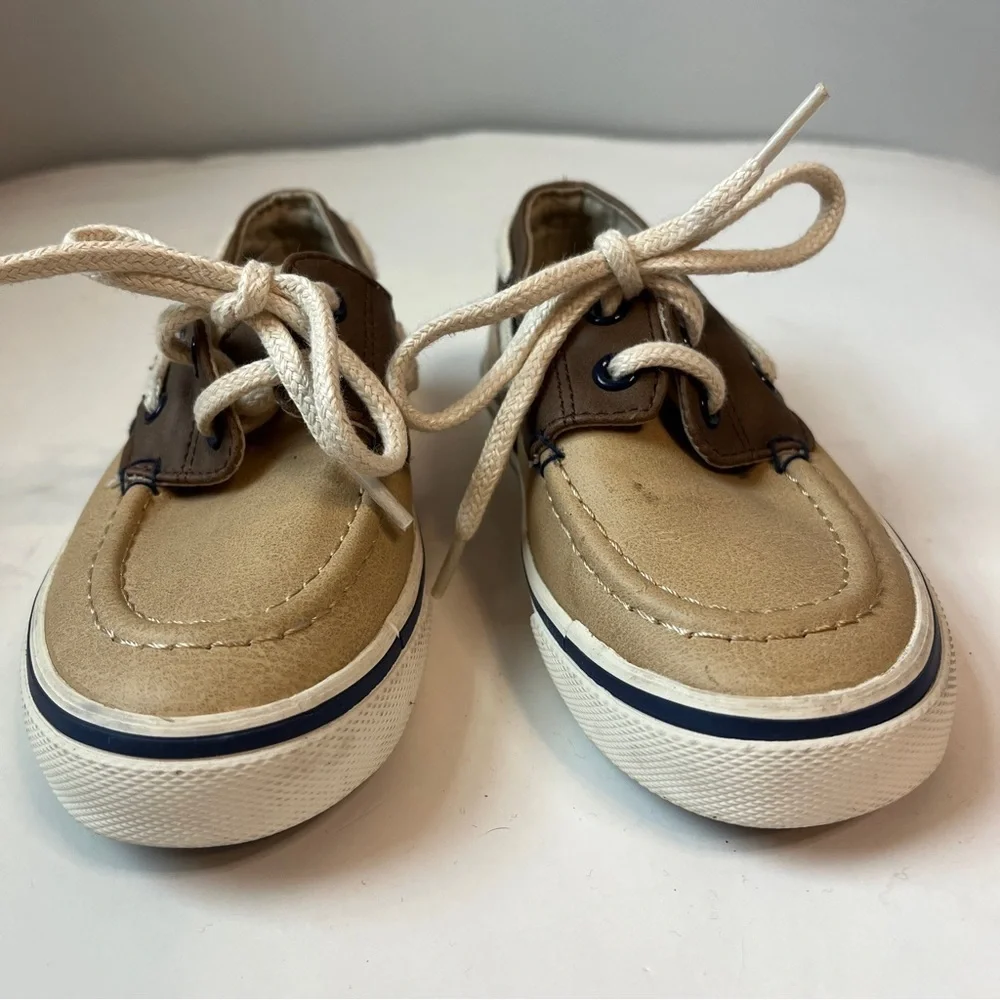 Toddler Boys Leather Boat Shoes Loafers